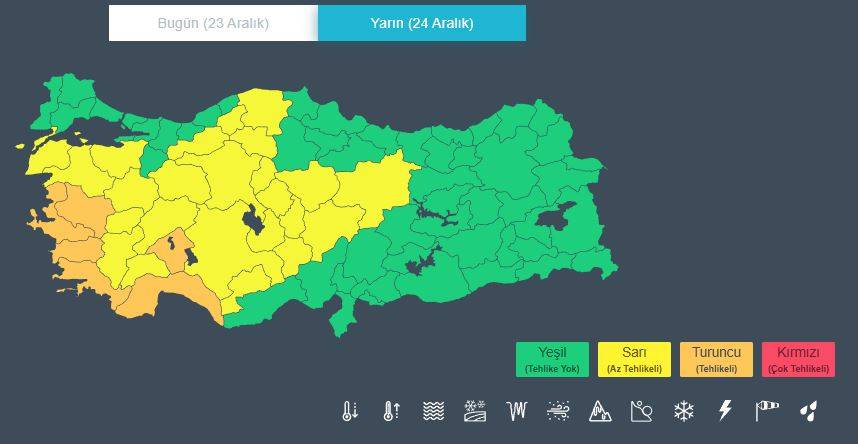 Konya için son detaylar verildi: Sağanak, kar, fırtına! 19